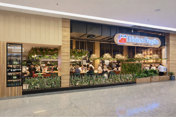 Divino Fogão estreia no Aeroporto de Brasília e acelera expansão