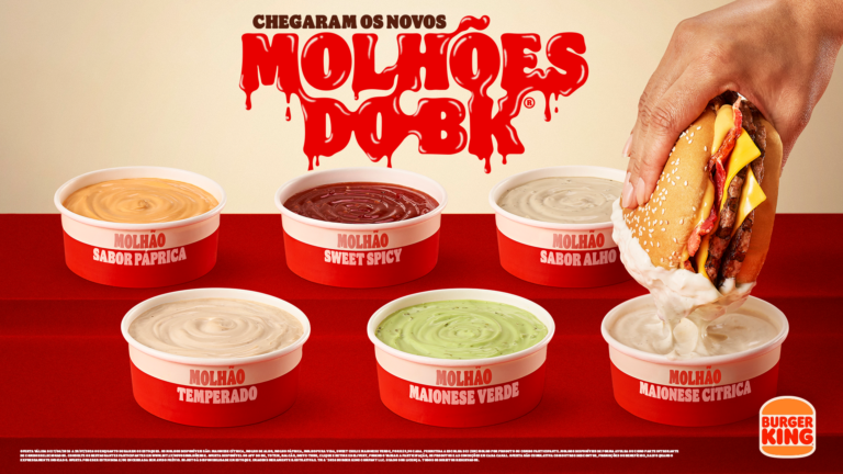 Burger King apresenta nova linha de molhos premium com seis sabores exclusivos