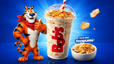 Bob’s e Sucrilhos lançam Milk Shake em parceria inédita