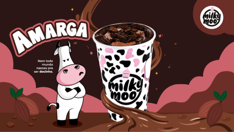 Milky Moo lança milkshake Amarga e aposta em campanha com Blogueirinha