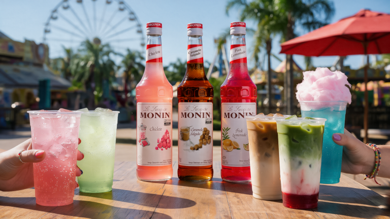 Hopi Hari e MONIN lançam bebidas inspiradas em personagens e atrações
