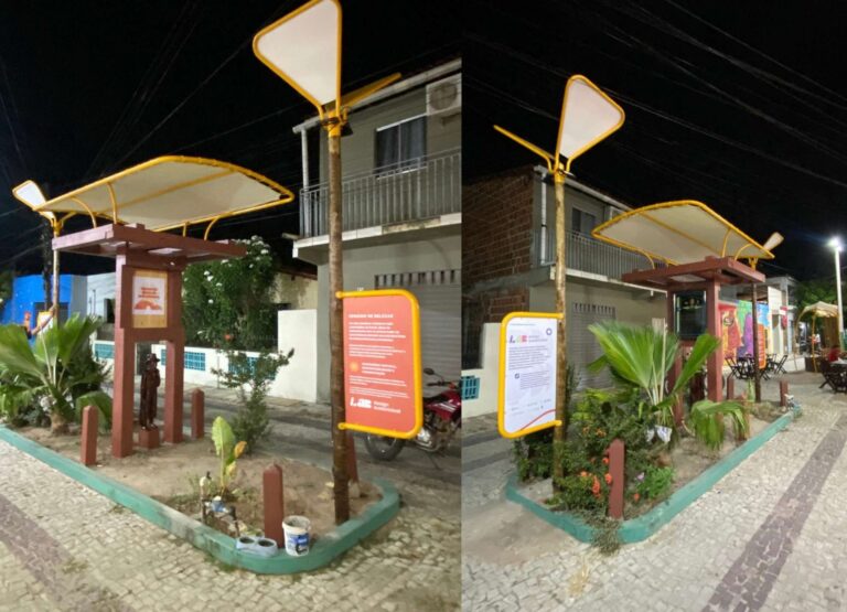 Jijoca de Jericoacoara inaugura novos mobiliários urbanos inspirados na memória local